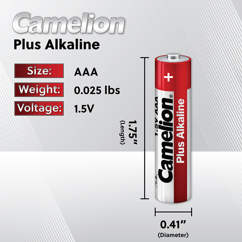 Camelion AAA Plus Alkaline 4+2 Blister Pack