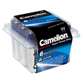 9 Volt Super Heavy Duty Battery 6 Pack Plastic Tub