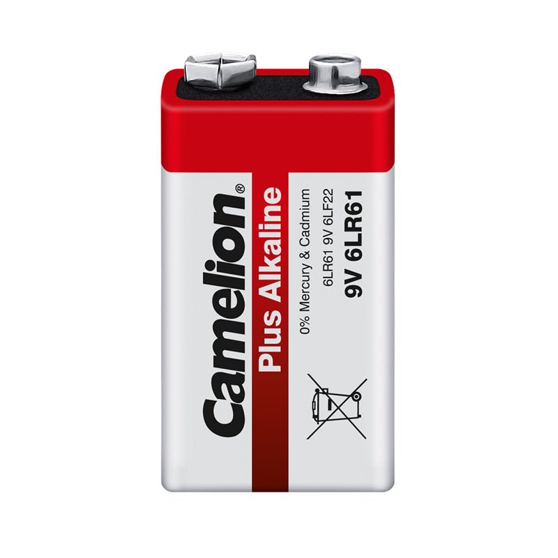 Alkaline 9 Volt Battery 6 Pack