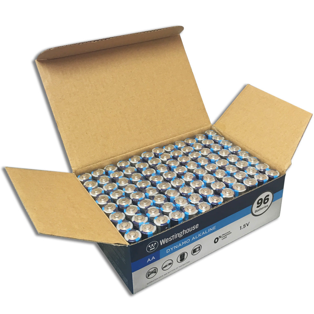 Westinghouse AA Dynamo Alkaline Retail Box of 96