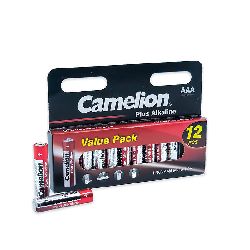 Camelion AAA Plus Alkaline Hangable 12 Pack Batteries