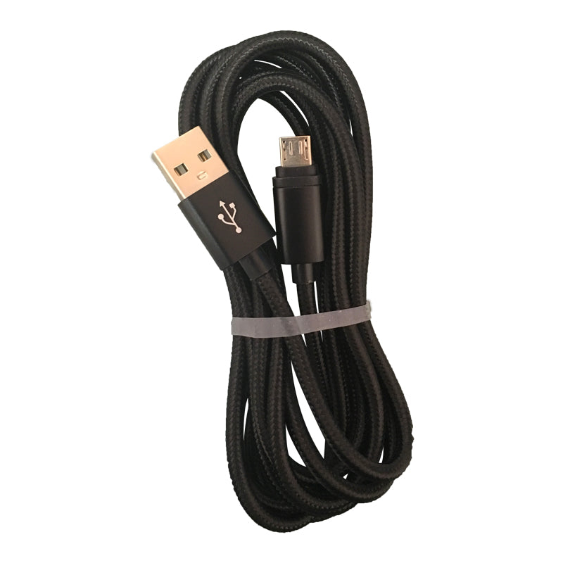 Camelion Nylon 6 FT Black Lightning USB Charging Cord