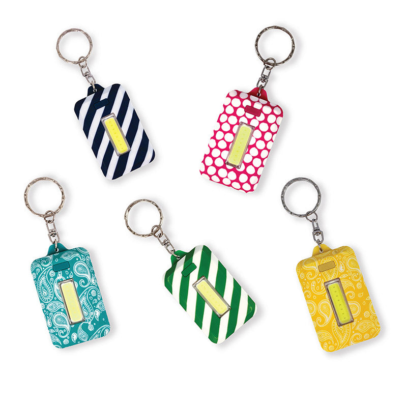 Fashion Micron COB LED Keyring Flashlight