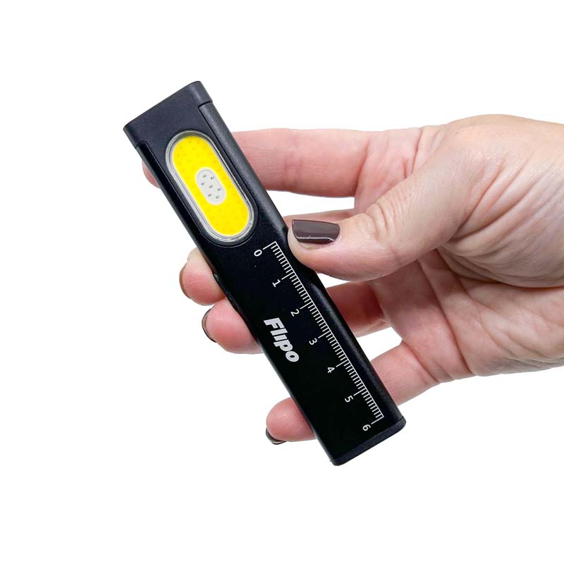 Flipo Mini Beam COB LED Dual Task Light & Flashlight | 12 PC Display