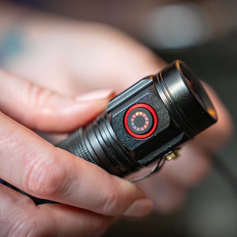 Flipo Tactical 1500 Lumen Mini Flashlight | 8PC Display