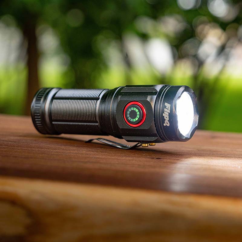 Flipo Tactical 1500 Lumen Mini Flashlight | 8PC Display