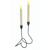 Nouveau Flameless Taper Candle Holders