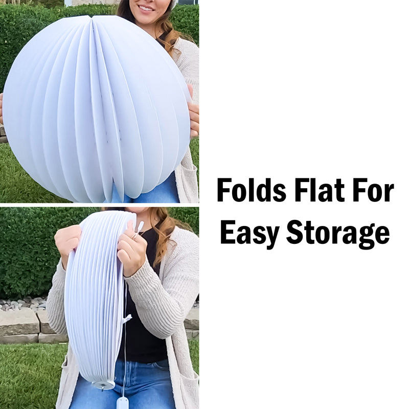 Twinklers™ Orb | 18" Indoor & Outdoor Foldable Lighted Orb