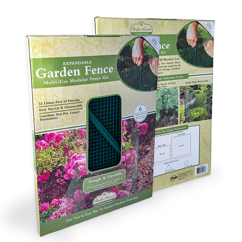 Pacific Accents Expandable Modular Garden Fencing System 2.0