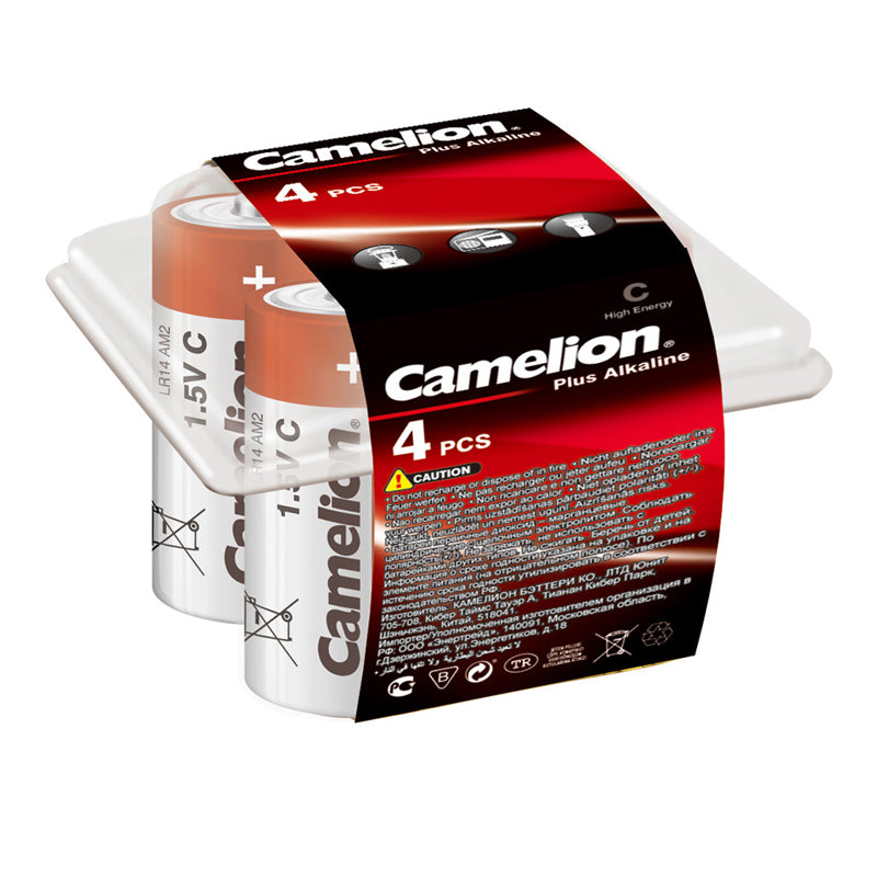 Alkaline C Batteries Pack of 4