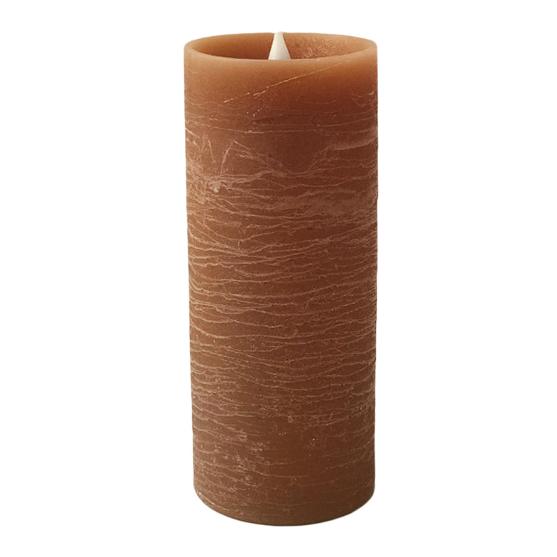 Solaré Distressed 3D Virtual Flame 3x7 Wax Candle