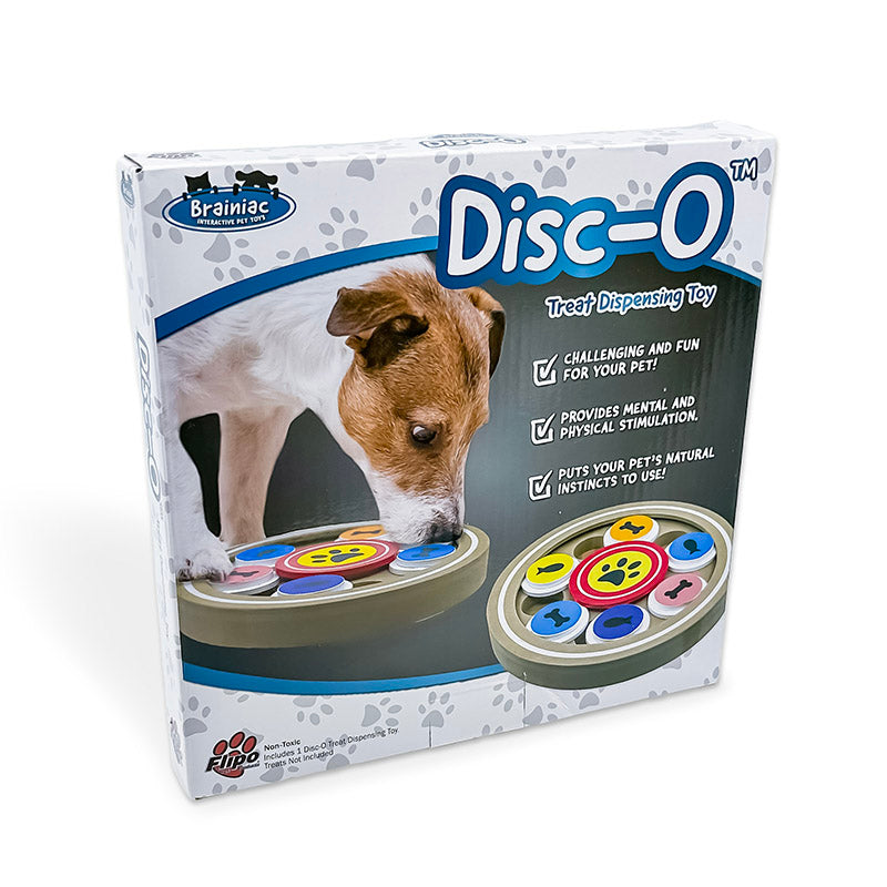 Brainiac Disc-O™ Treat Dispensing Pet Toy