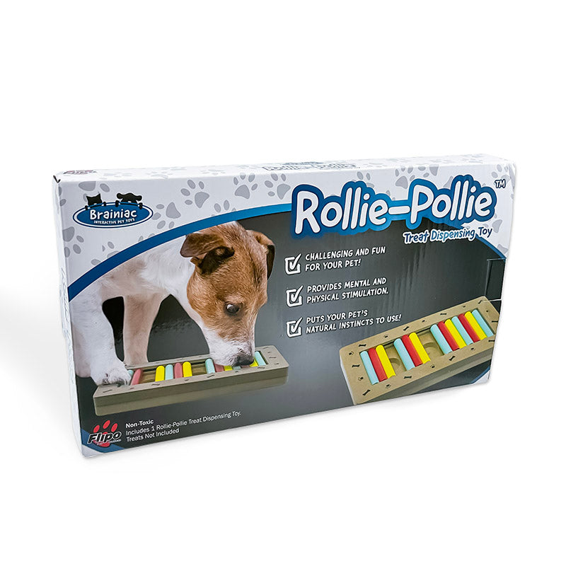 Brainiac Rollie-Pollie™ Treat Dispensing Pet Toy