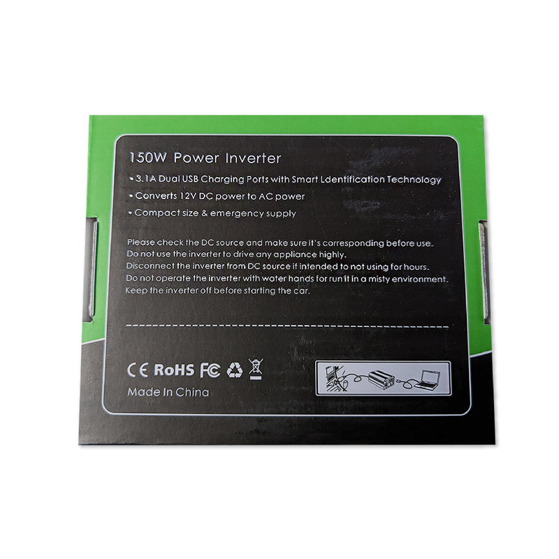 Flipo 150W Power Inverter | DC to AC