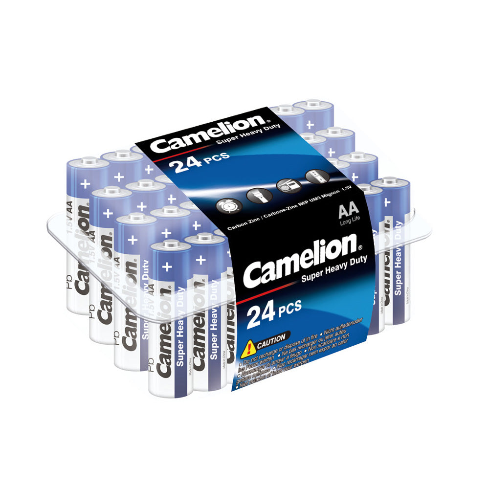 AA Super Heavy Duty Batteries 24 Pack