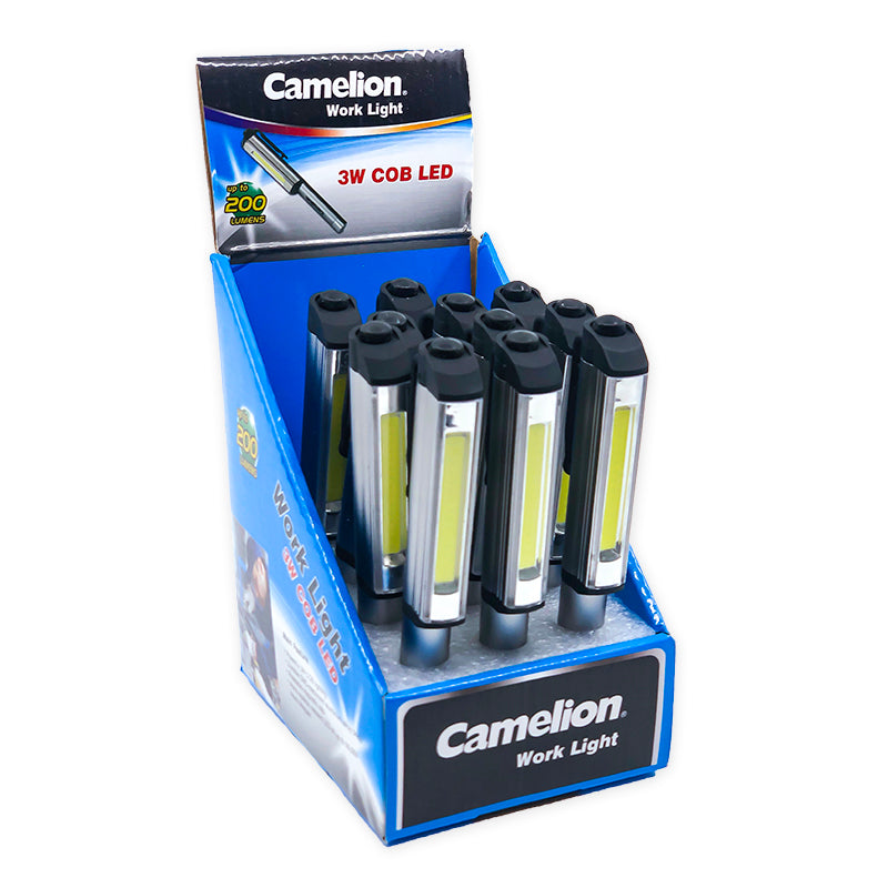 Camelion T11 200-Lumen COB LED Work Light 12PC Display