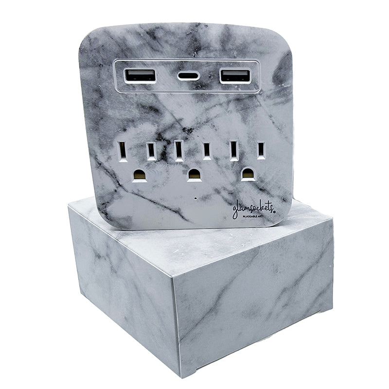 Glamsockets™ Surge Protector With Phone Holder