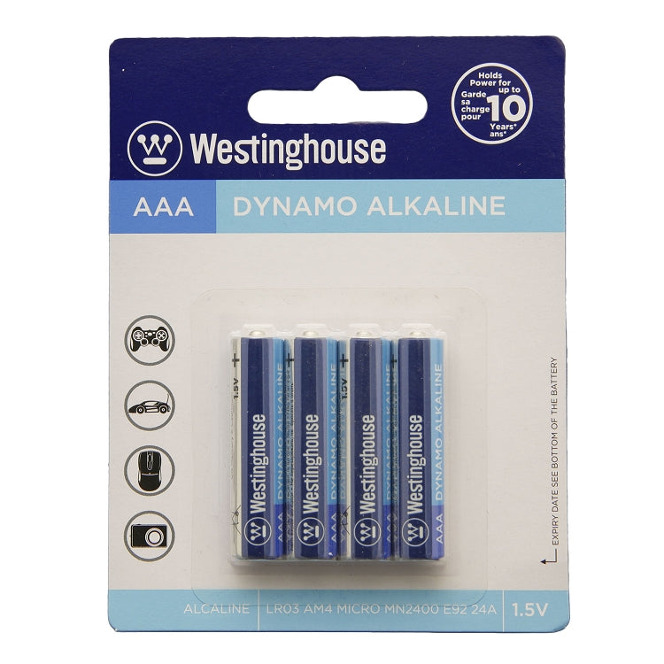 Westinghouse Dynamo Alkaline AAA 4 pack