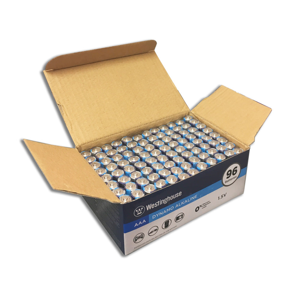 Westinghouse AAA Dynamo Alkaline Retail Box of 96