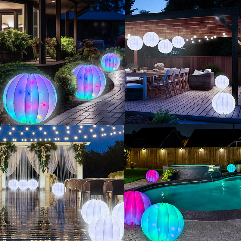 Twinklers™ Orb | 18" Indoor & Outdoor Foldable Lighted Orb