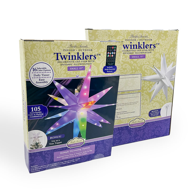 Twinklers™ | Small 15" Indoor & Outdoor Decorative LED Star