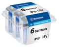 Westinghouse Dynamo Alkaline D 6 Pack