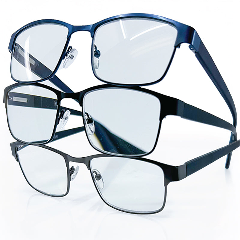 Flipo Eyewear 3-Pack Blue Light Blocking Reading Glasses