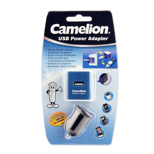 USB AC Wall Charger and Bonus USB Car Charger